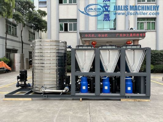 JLSF-75HP Chiller Αεροψυγμένο Αεροψυγμένο ολοκληρωμένο ψυγείο κυλίνδρων